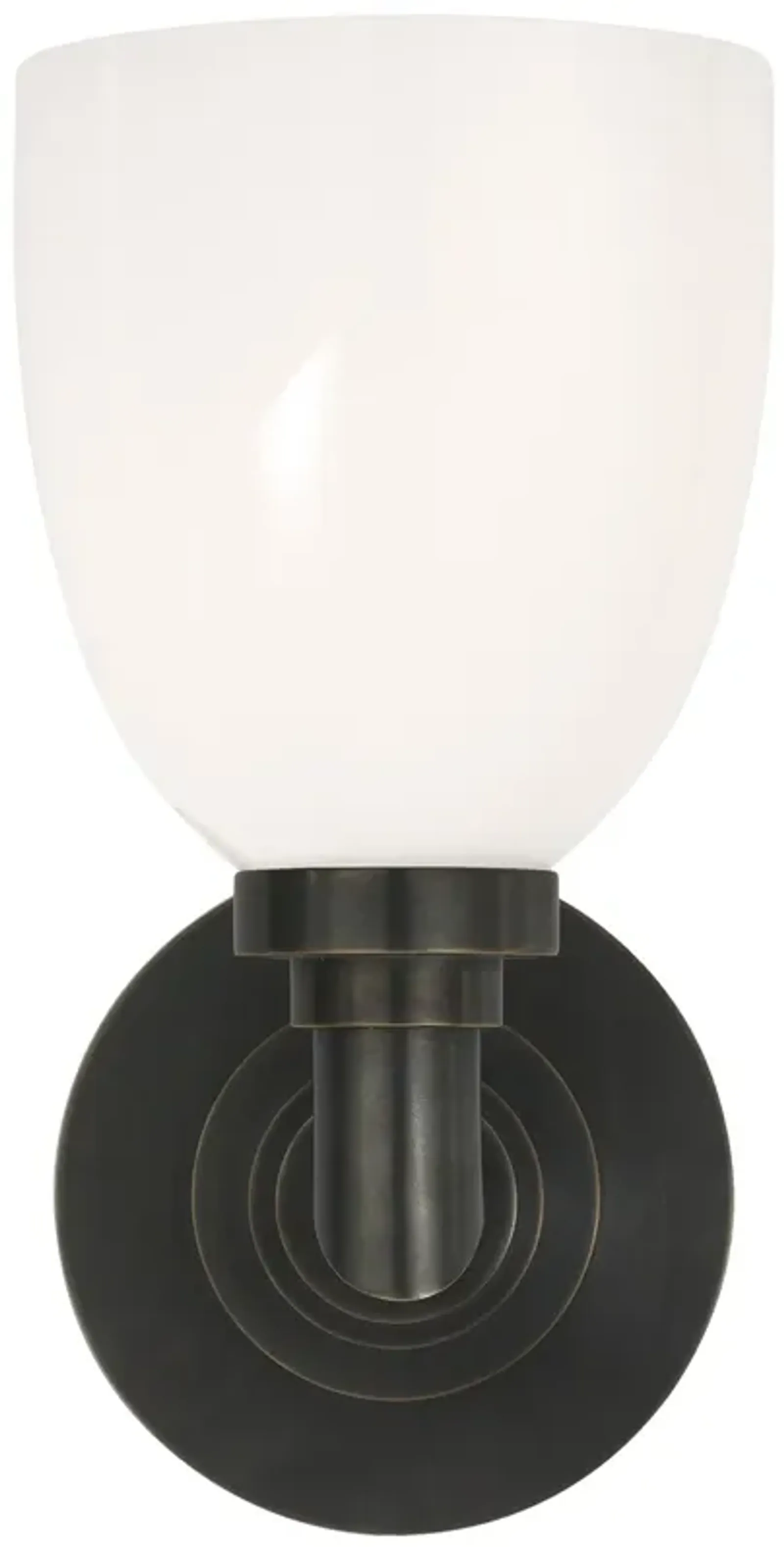 Wilton Single Bath Light in Bronze