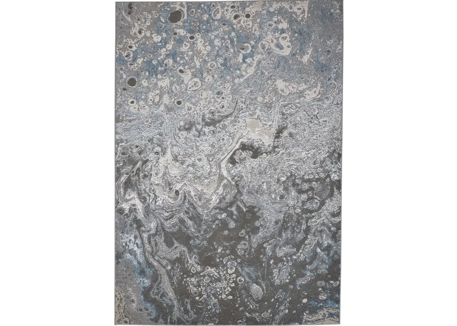 Azure 3405F Ivory/Gray/Blue 2'10" x 7'10" Rug