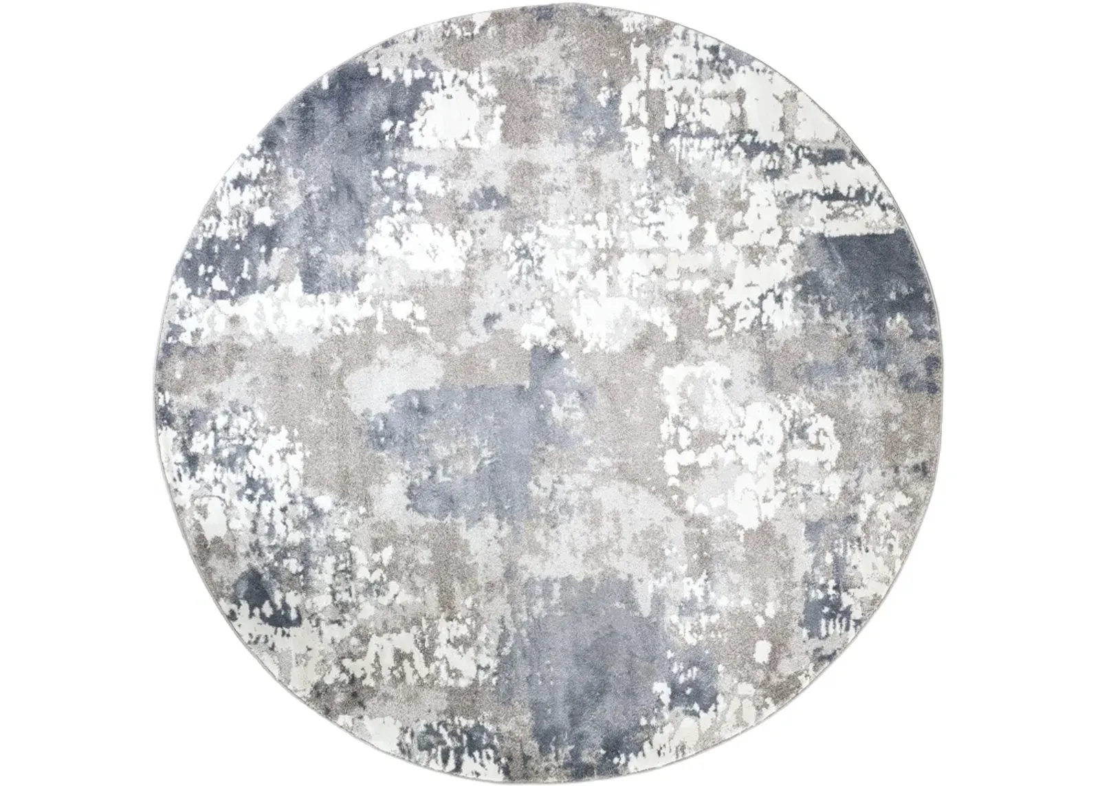 Venice VNE-2306 7'10' Round Blue Rug