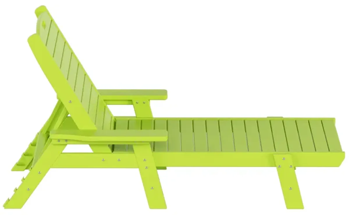 WestinTrends Adirondack Outdoor Chaise Lounge (Set of 2)