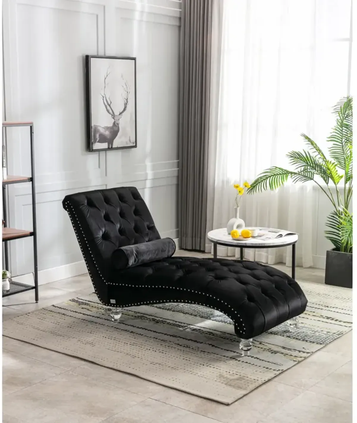 Leisure Concubine Sofa With Acrylic Feet