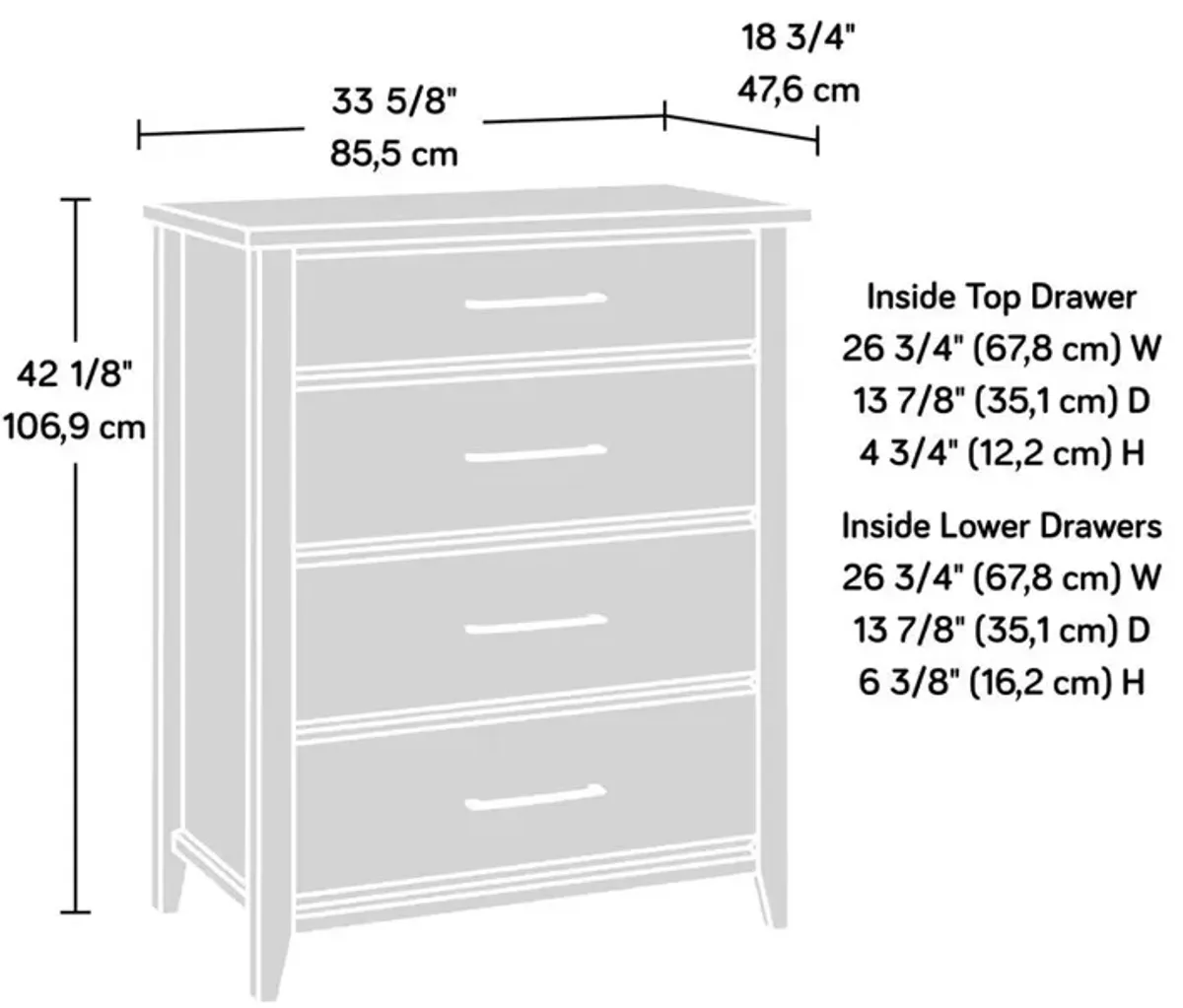 Sauder Summit Station Chest Peb Pine