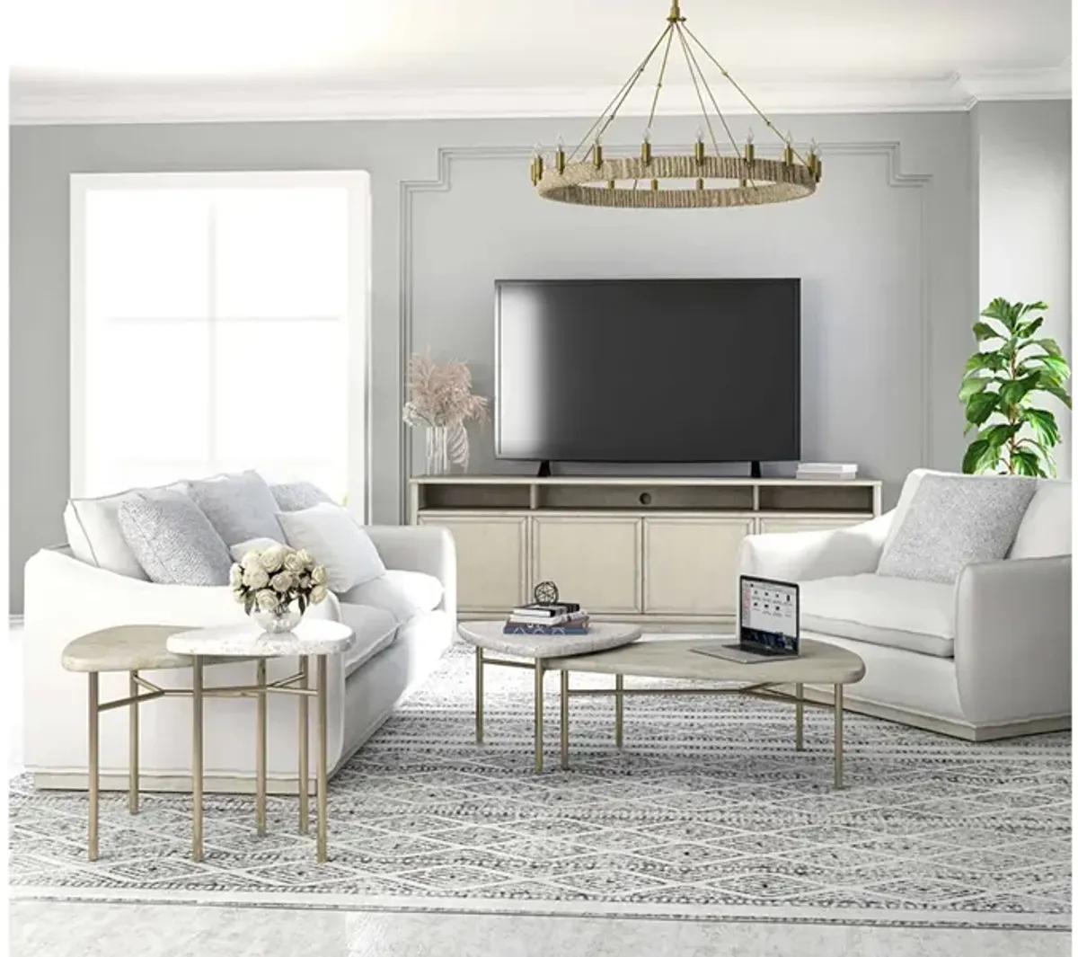 Cotiere 2-Piece Bunching End Tables