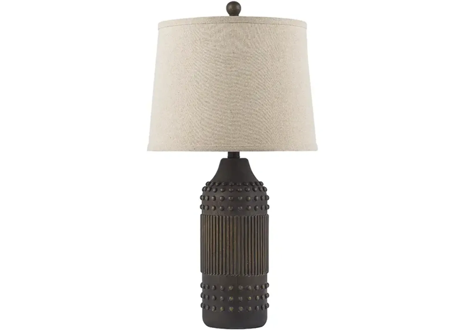 Dark Brown Lutton Lamp