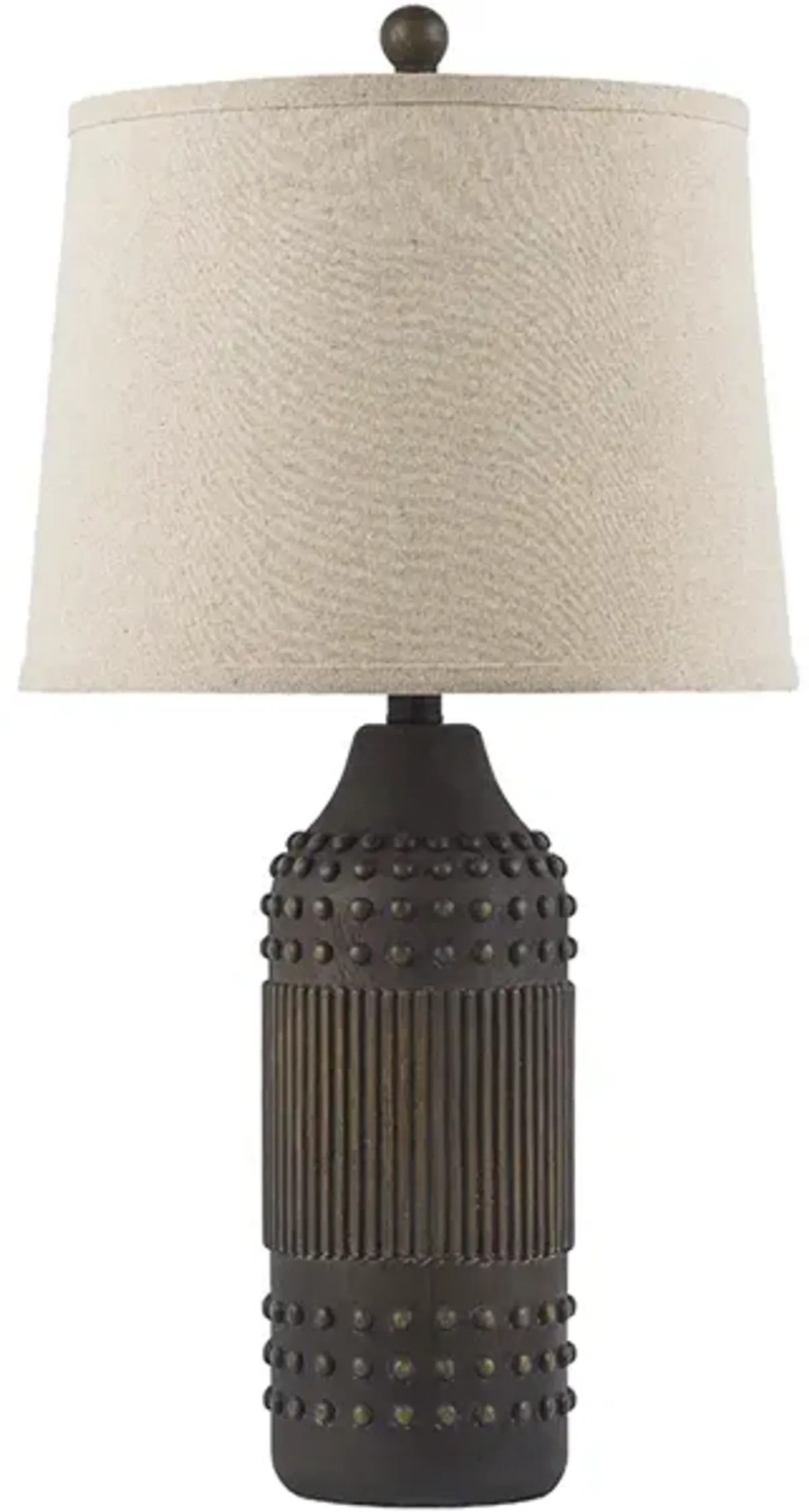 Dark Brown Lutton Lamp