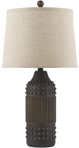 Dark Brown Lutton Lamp