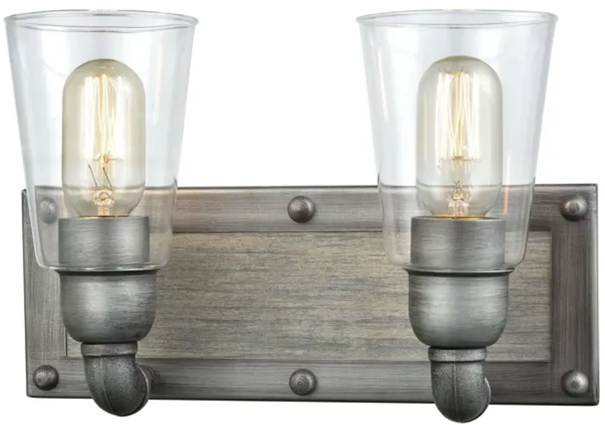 Platform 13" 2-Lightt Vanity Light