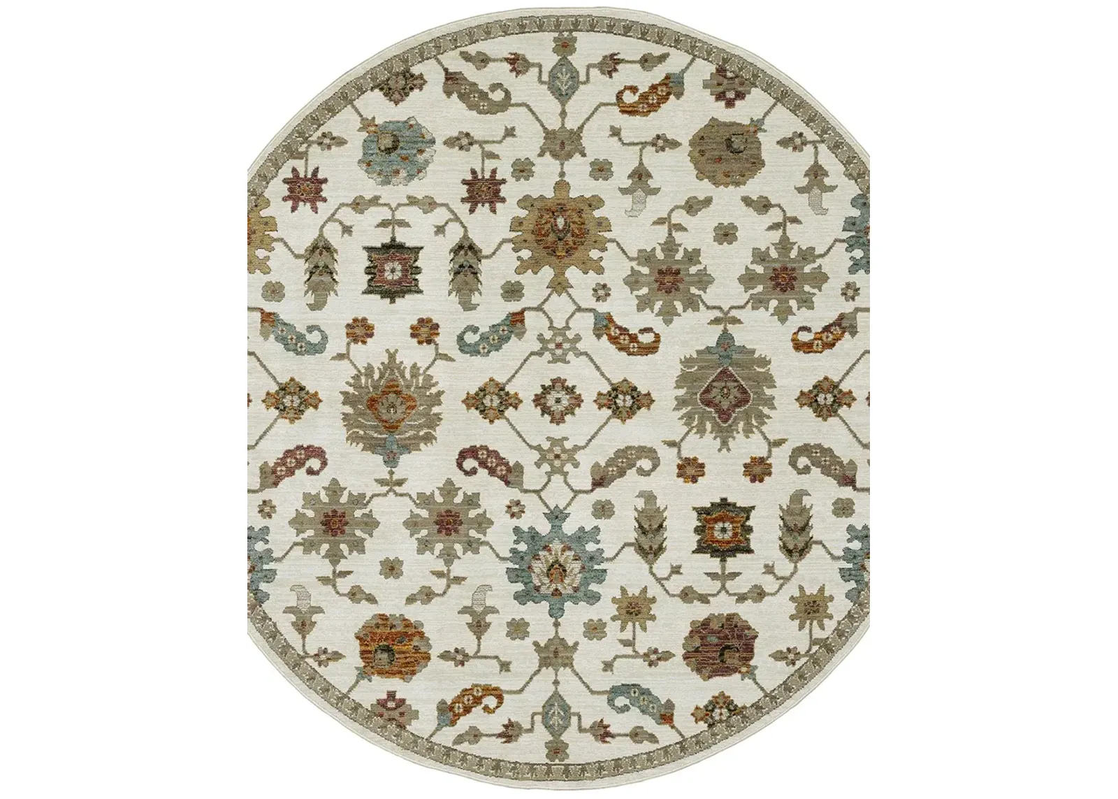 Andorra 7'10" Ivory Rug