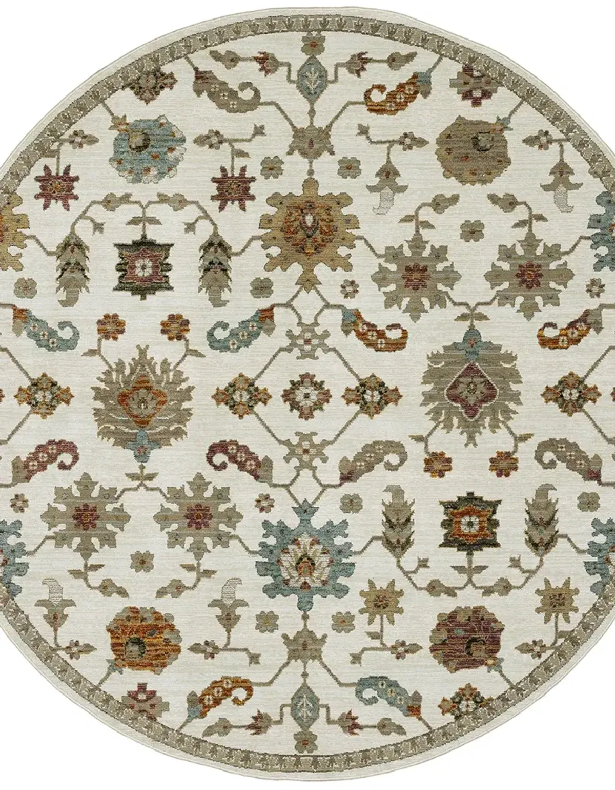 Andorra 7'10" Ivory Rug