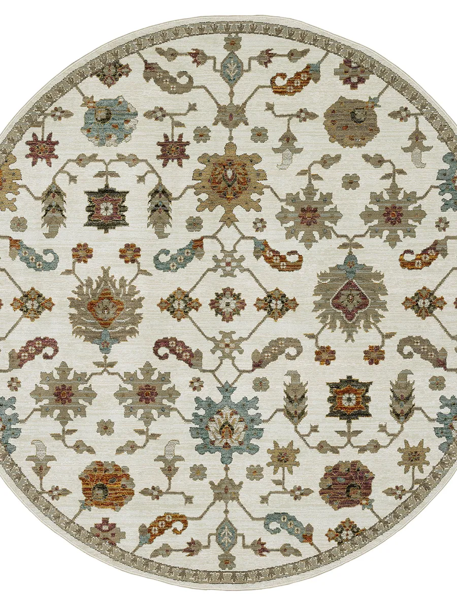 Andorra 7'10" Ivory Rug