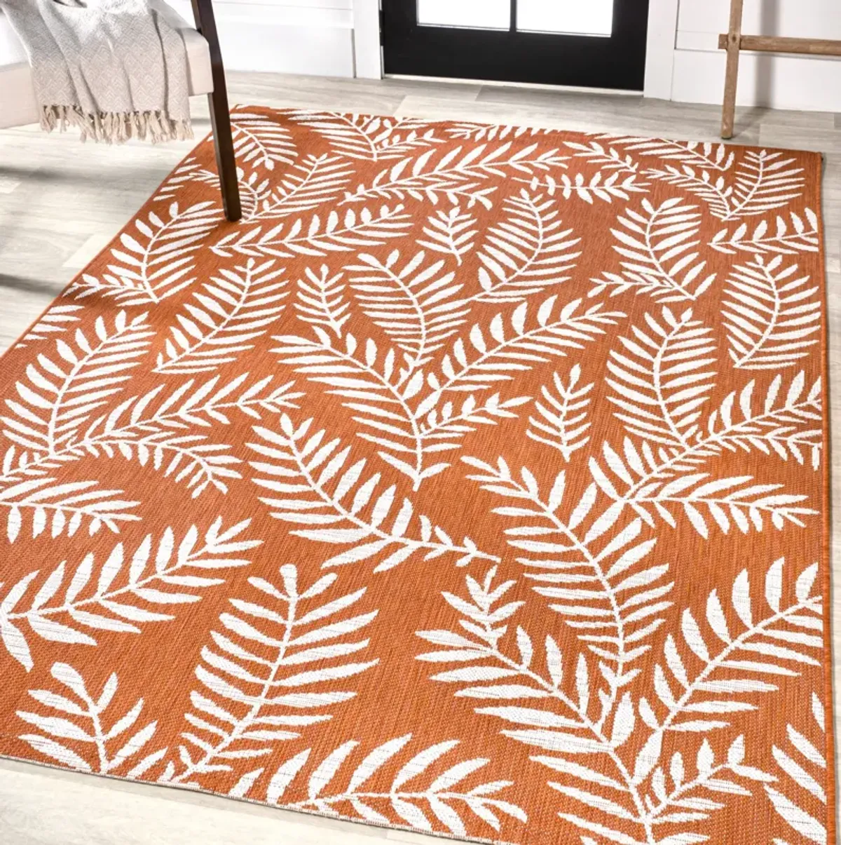 Nevis Palm Frond Indoor/Outdoor Area Rug