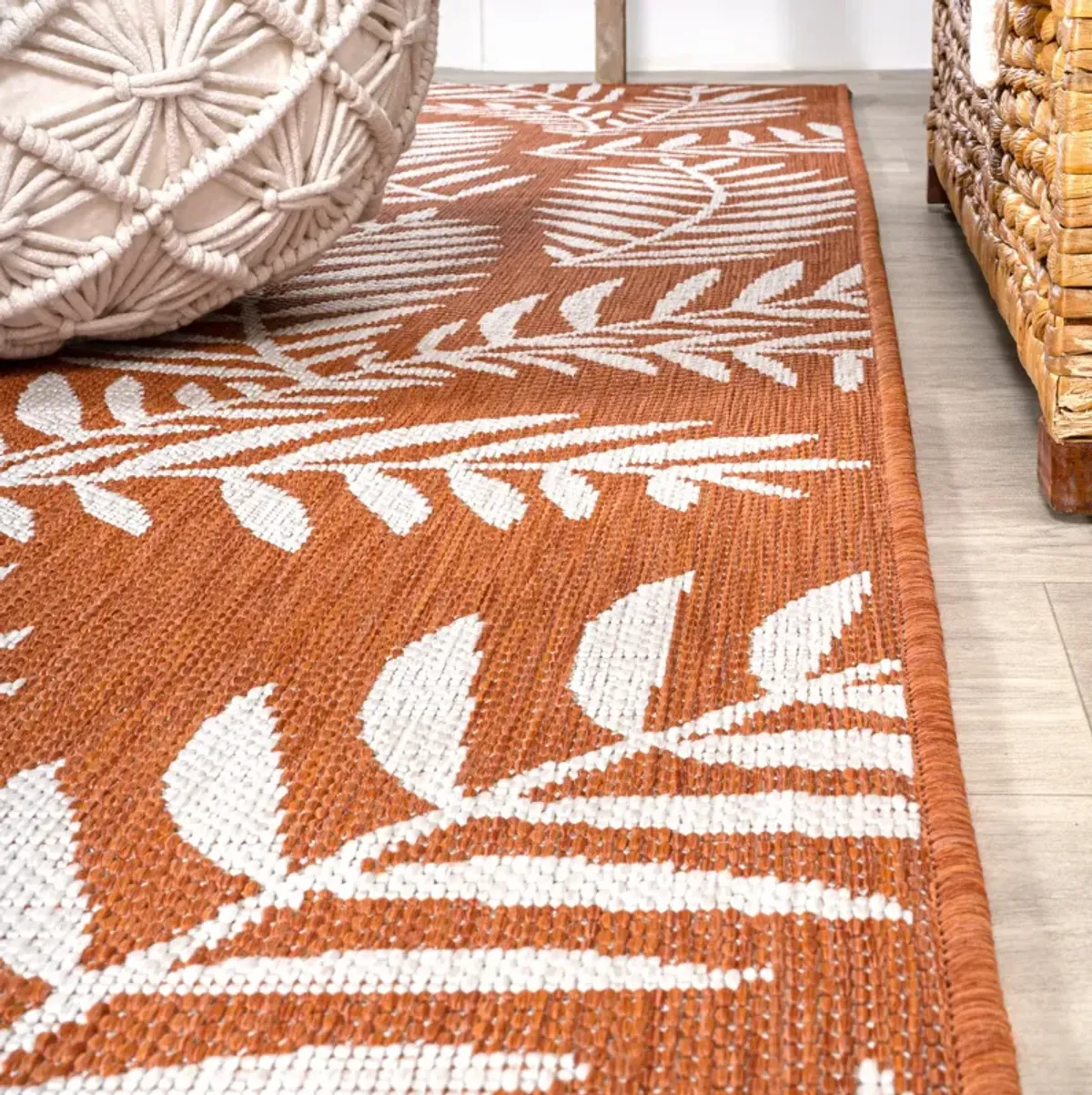 Nevis Palm Frond Indoor/Outdoor Area Rug