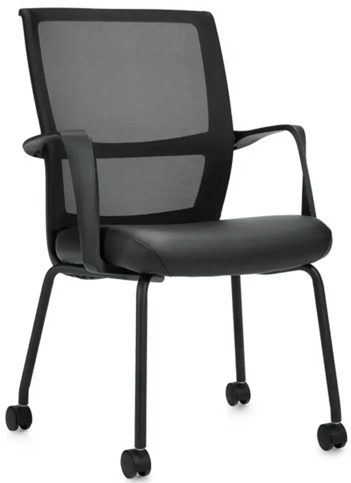 Low Back Mesh Chair with Arms