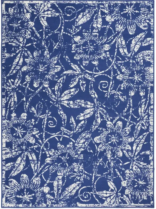 Whimsicle WHS05 Navy 6' x 9' Rug