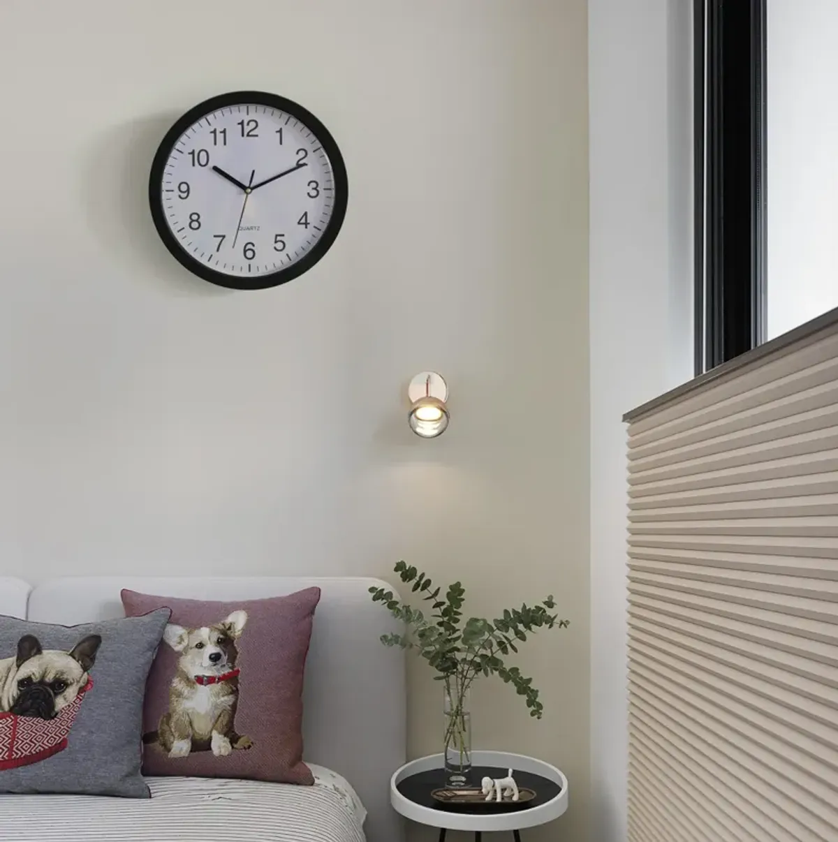 Contemporary Black Wall Mounted Plastic Clock with Hidden Storage Door - Secret Interior Compartment, Hidden Safe for Storing Valuables - 10 Inch Dia - Stylish Home Security and Organization Solution with Modern Elegance