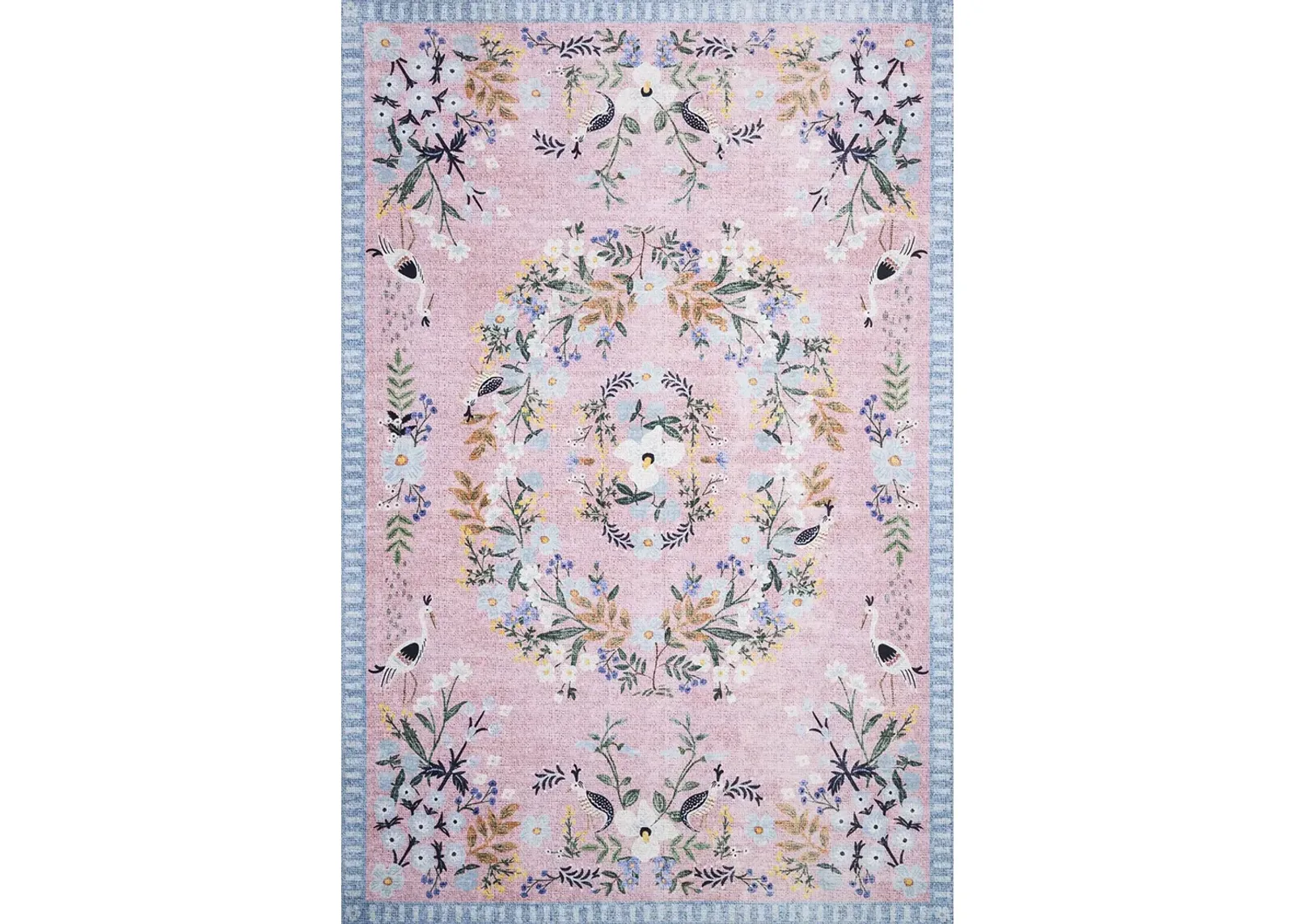 Palais PAL03 Rose/Sky 7'6" x 9'6" Rug