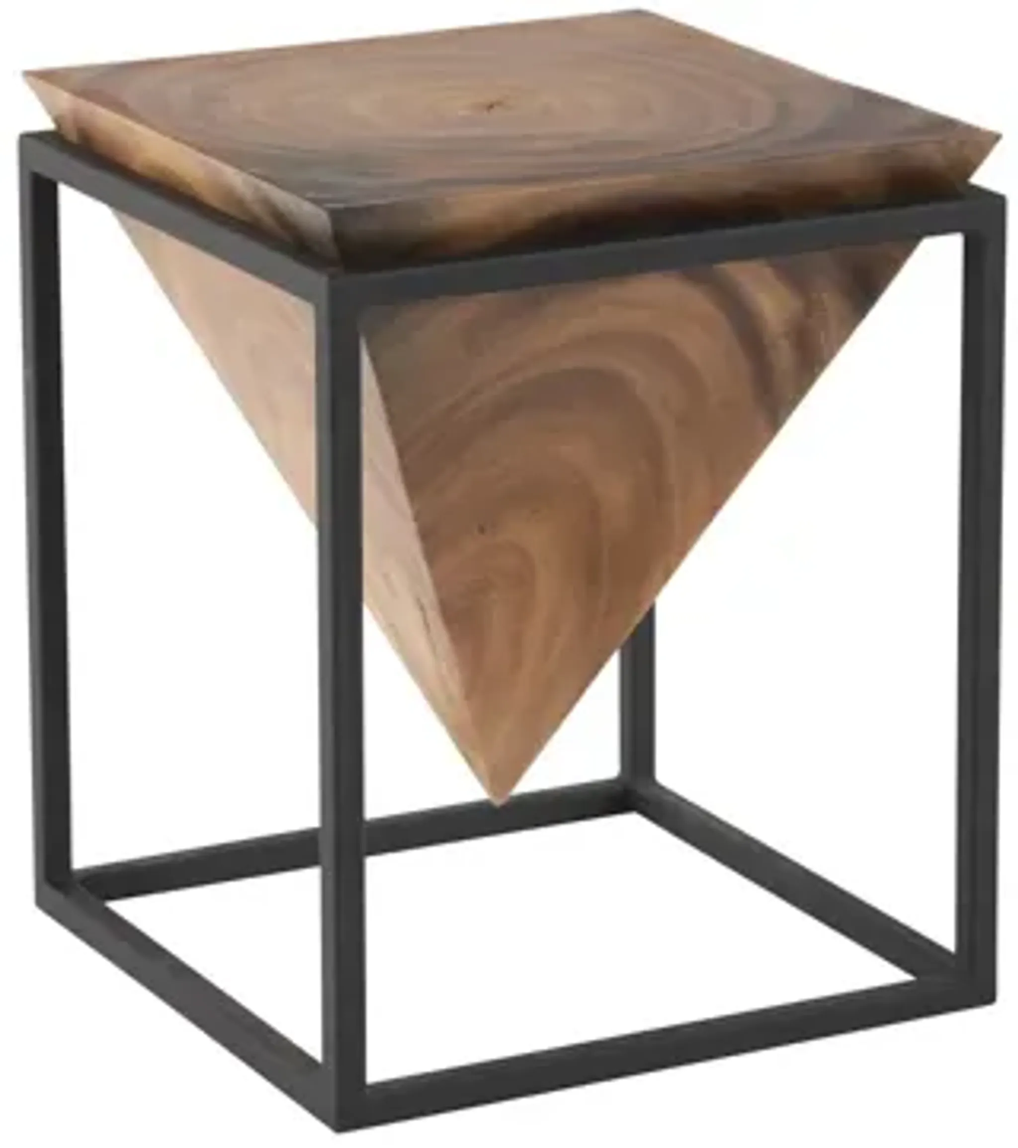 Inverted Pyramid Side Table Mathis Home | Furniture.com