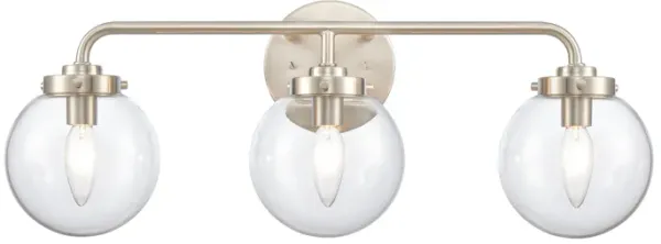 Fairbanks 22.75'' Wide 3-Light Vanity Light - Brushed Nickel