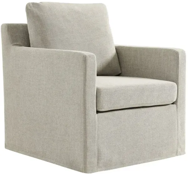 Modway Serene Fabric Slipcovered Swivel Armchair