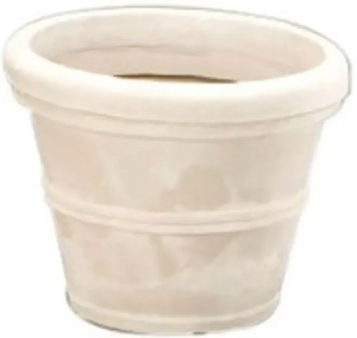 QuikFurn 12-inch Diameter Poly Resin Round Planter