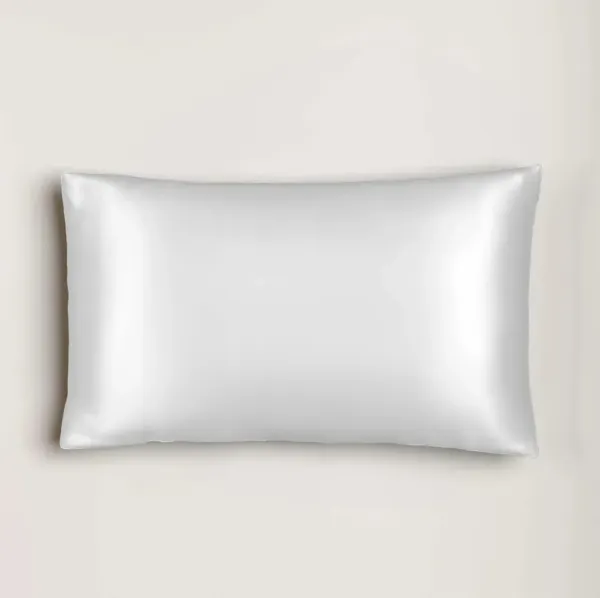 Fabrictech Queen Silk Pillowcase White Set