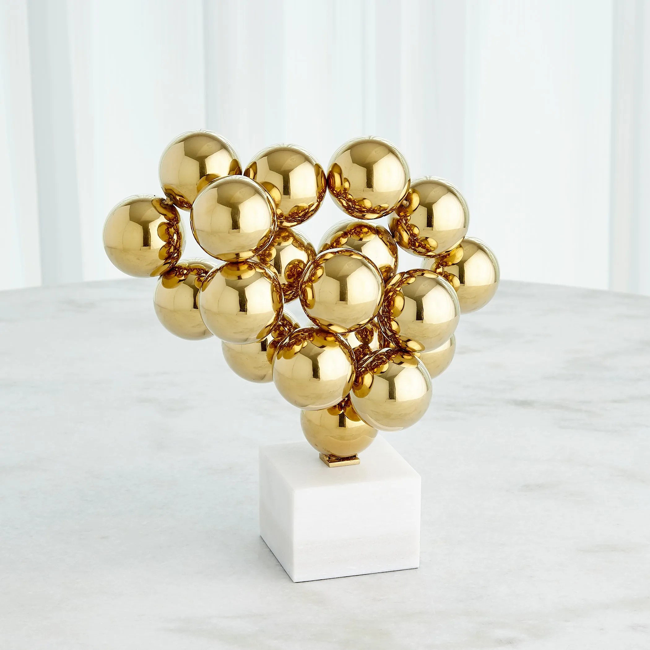 Sphere Brass Sculpture