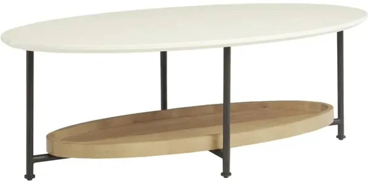 Belen Kox Beaumont Oval Coffee Table, Belen Kox