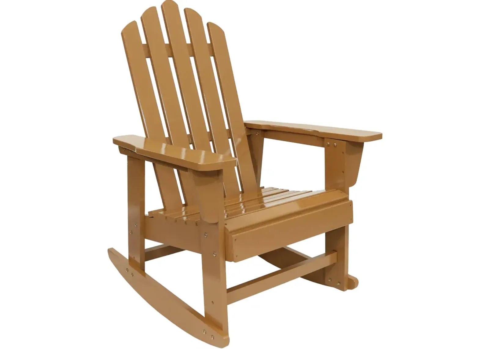 Sunnydaze Classic Wooden Adirondack Rocking Chair - Cedar Finish