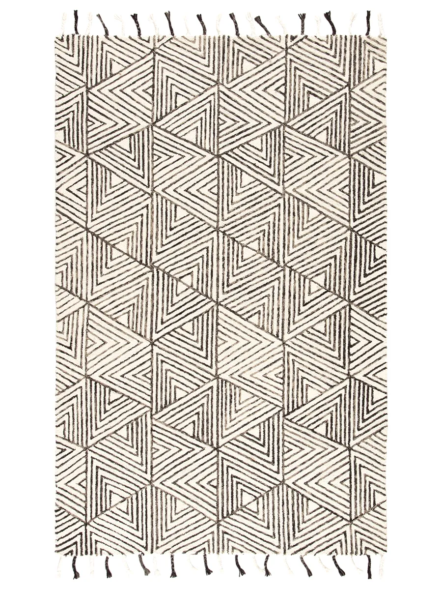 Vera By Nikki Chu Montblanc White 5' x 8' Rug