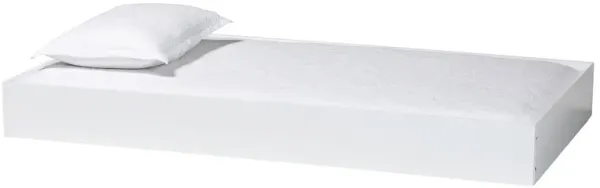 Baxton Studio Roni Modern White Wood Twin Trundle