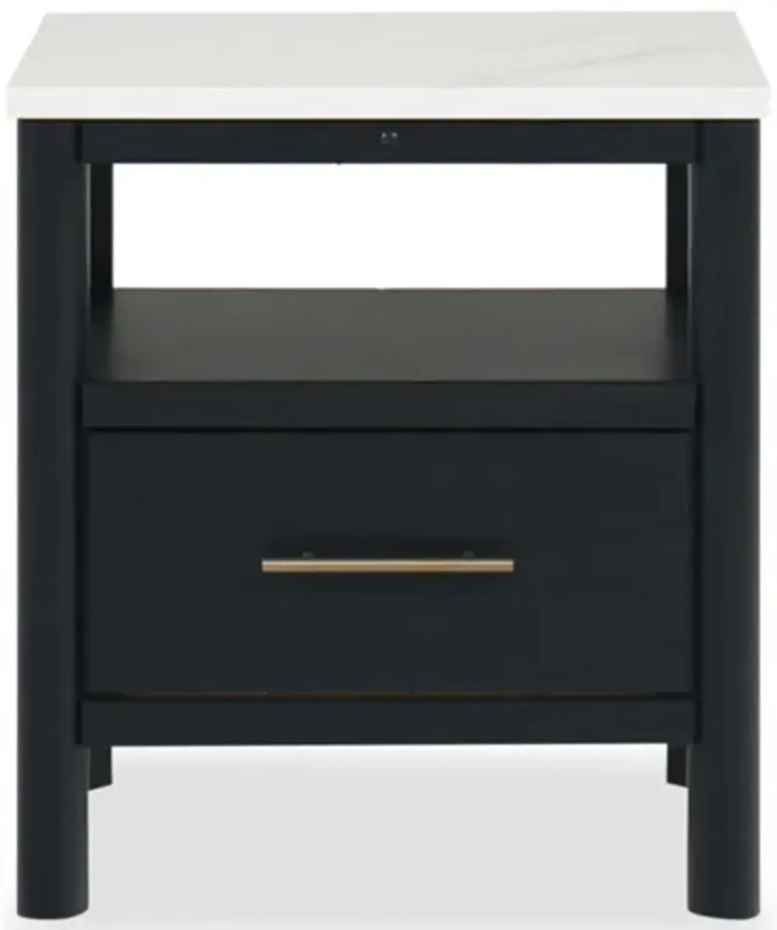 Cadmori 24" One-Drawer Charging Nightstand