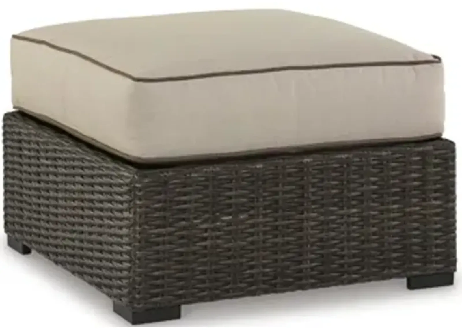 Coastline Bay Ottoman with Cushion