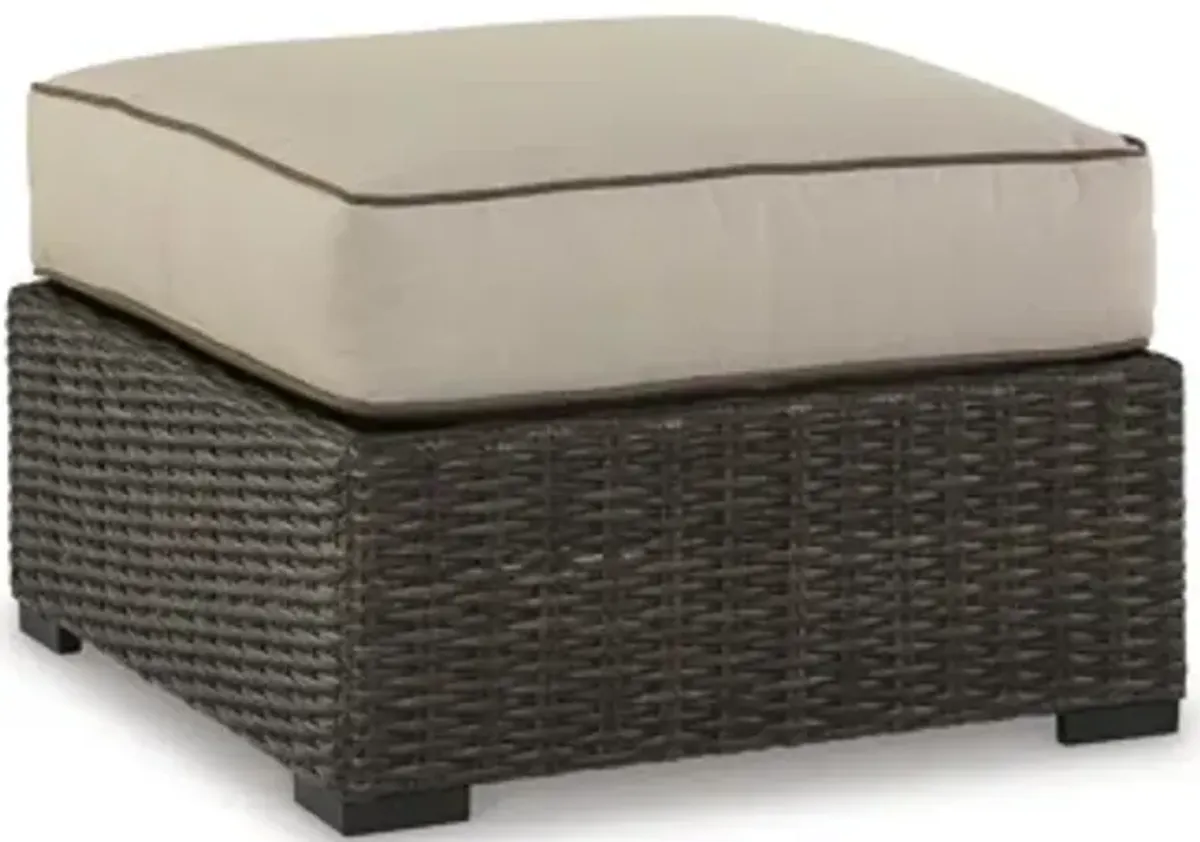 Coastline Bay Ottoman with Cushion