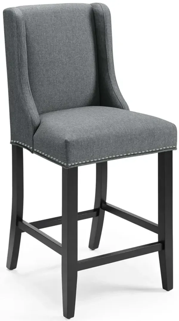 Baron Upholstered Fabric Counter Stool