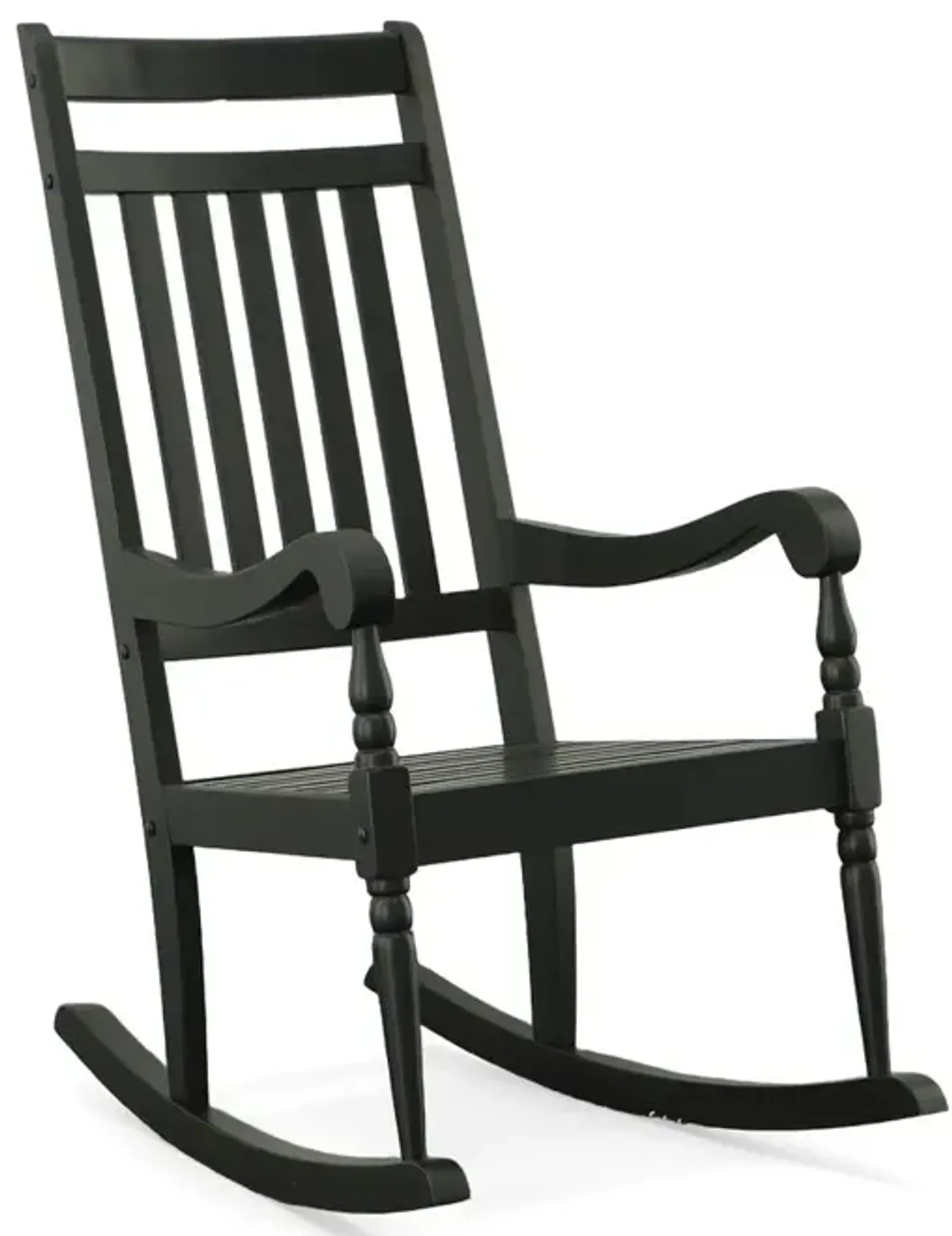 Carolina Living Belmont Outdoor Slat Rocker - Black