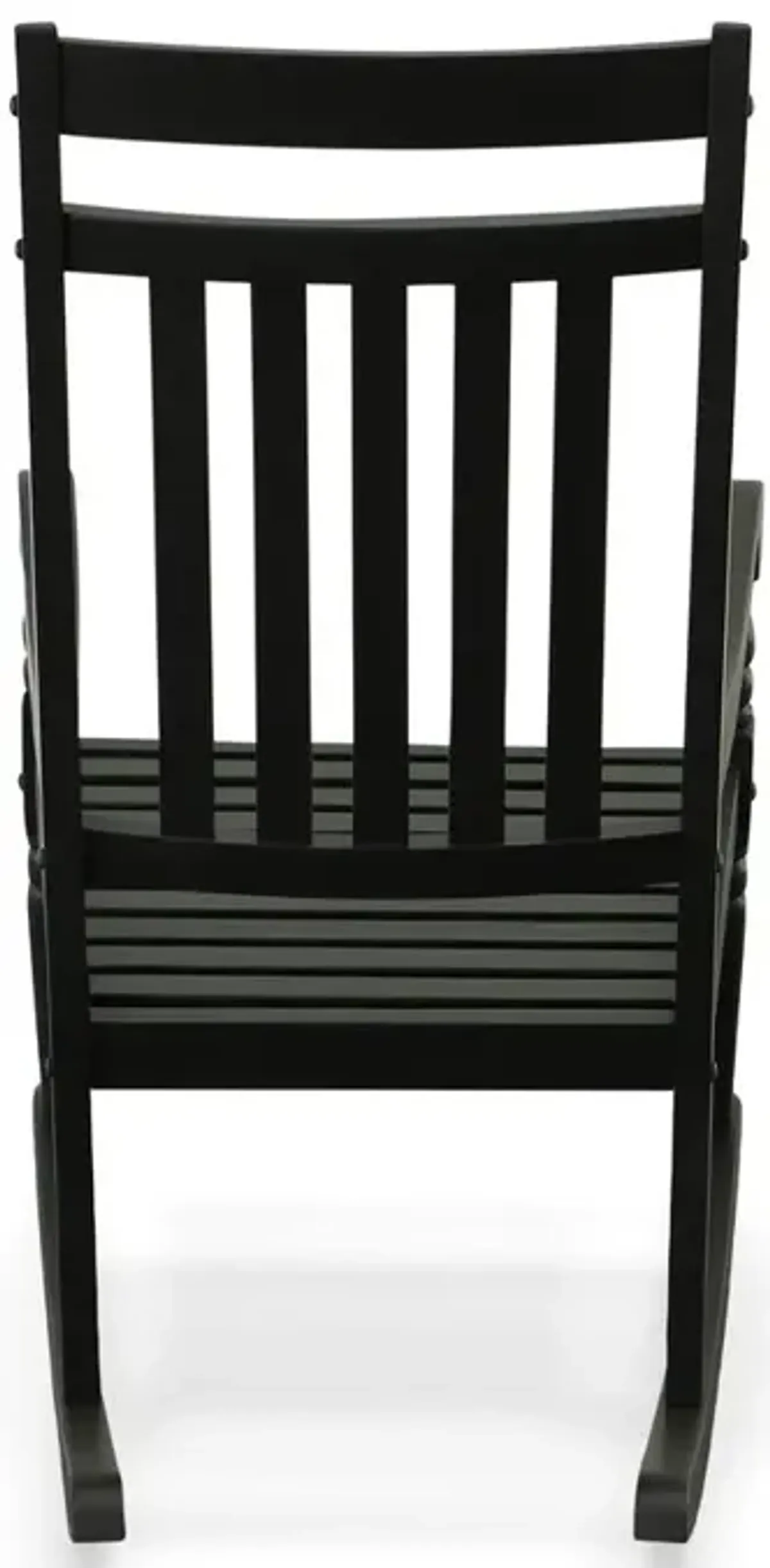 Carolina Living Belmont Outdoor Slat Rocker - Black