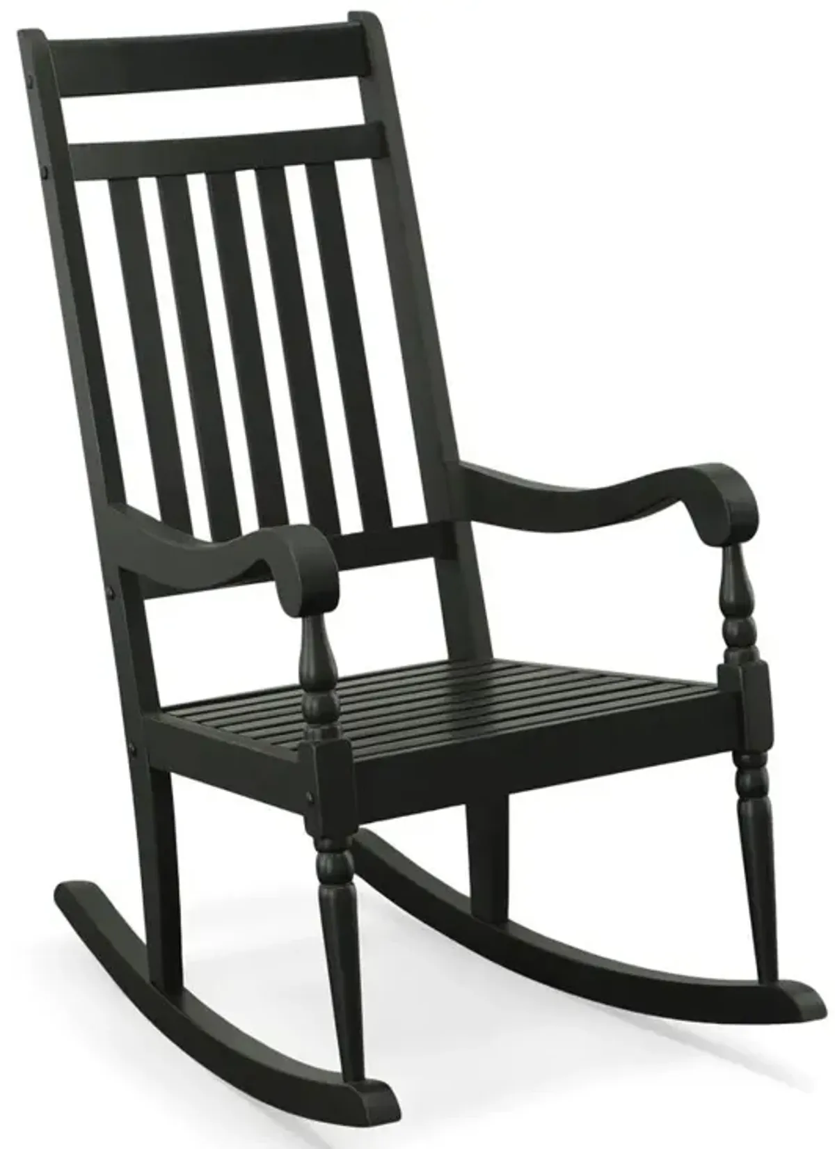 Carolina Living Belmont Outdoor Slat Rocker - Black