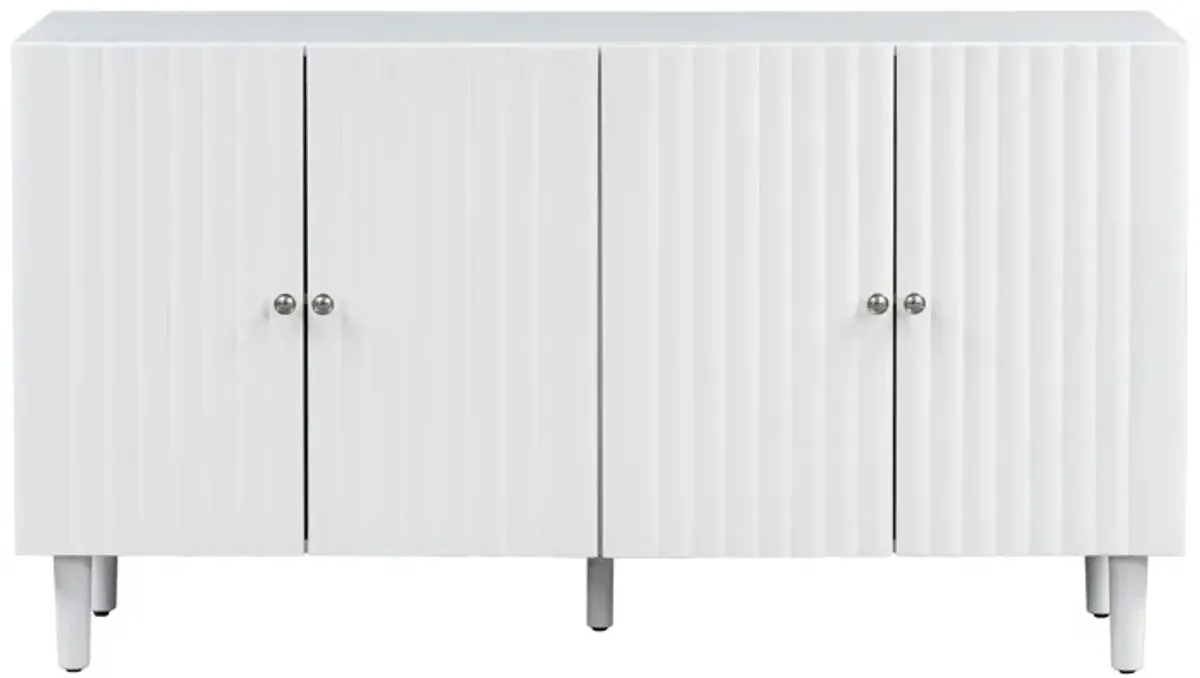 Merax Sideboard Storage Cabinet with 4 Doors