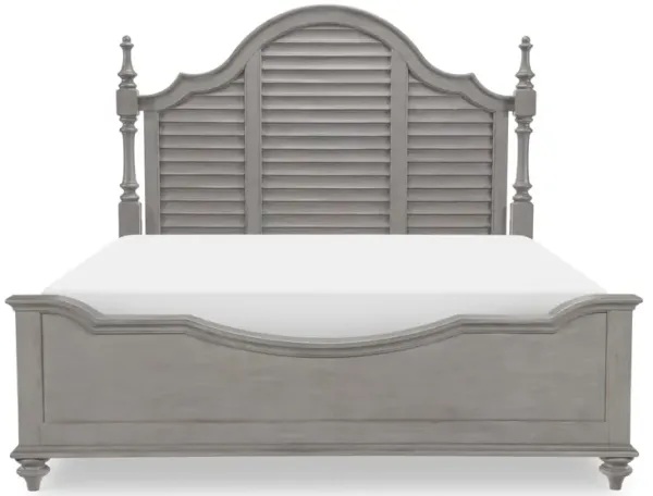 Kingston Louvered Queen Poster Bed