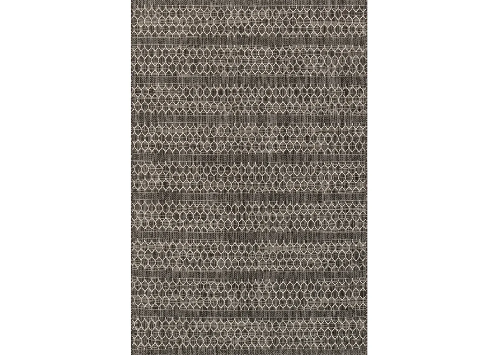 Isle IE01 Black/Grey 5'3" x 7'7" Rug