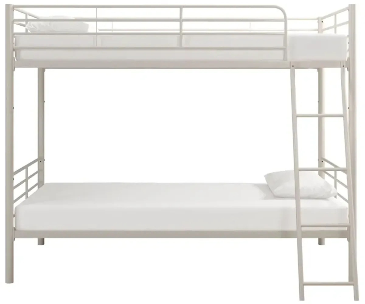 Daysi Convertible Twin over Twin Metal Bunk Bed