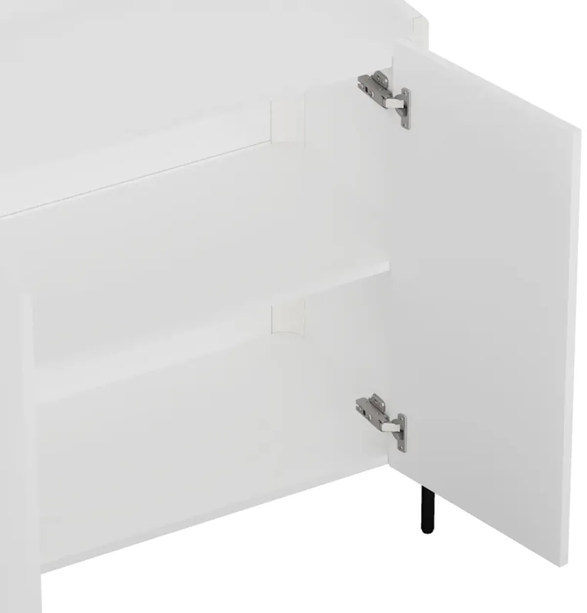Abbey White Accent Cabinet