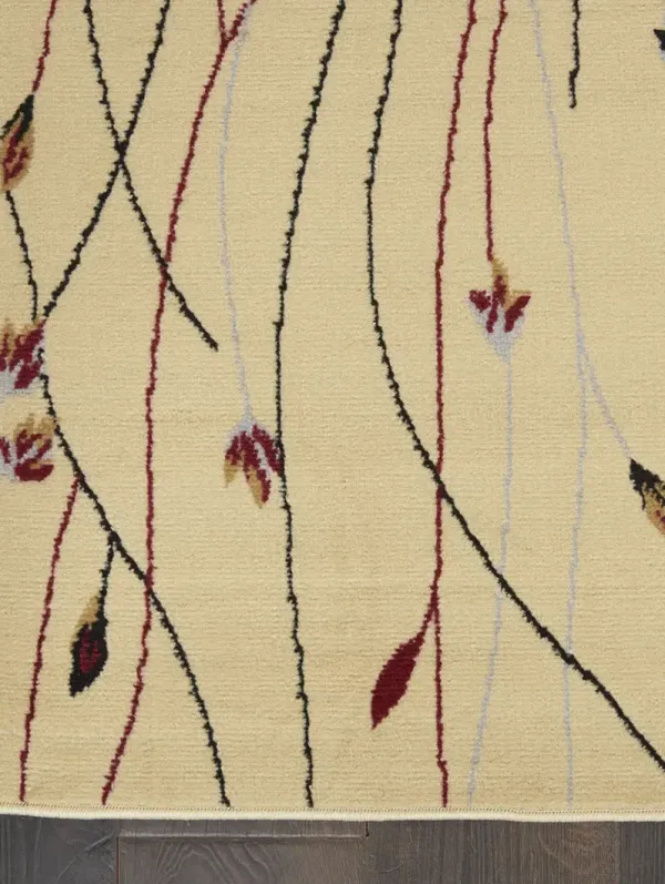 Grafix GRF15 Cream 5'3" x 7'3" Rug