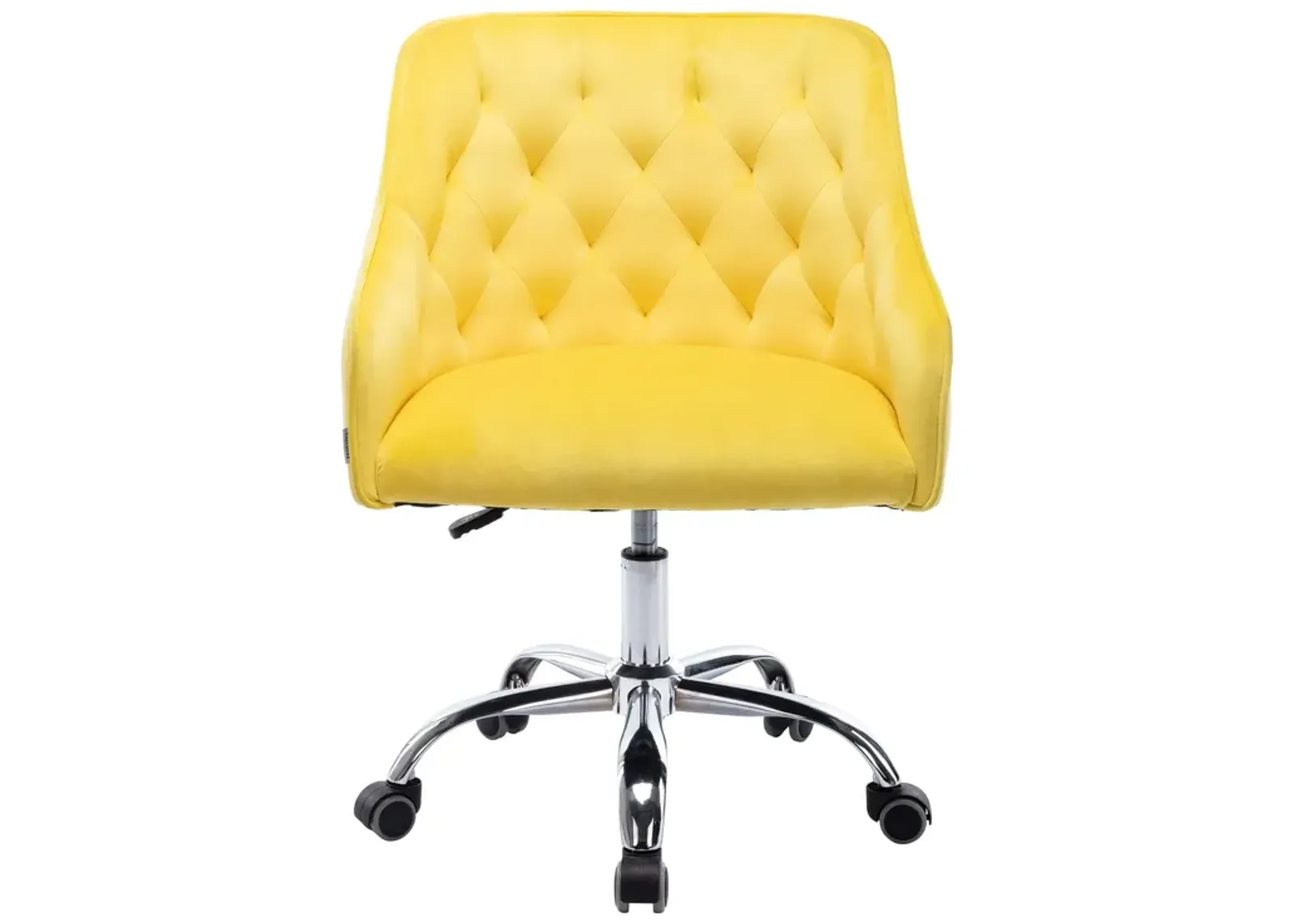 MONDAWE Velvet Cute Computer Chair, Wheels Swivel Height Adjustable Swivel Task Chair for Home Office