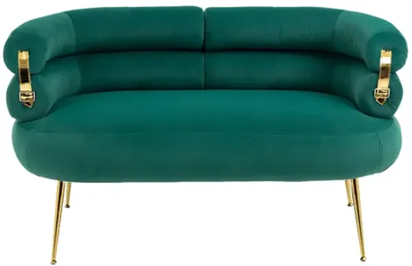 Clihome Accent Chair leisure chair with Golden feet