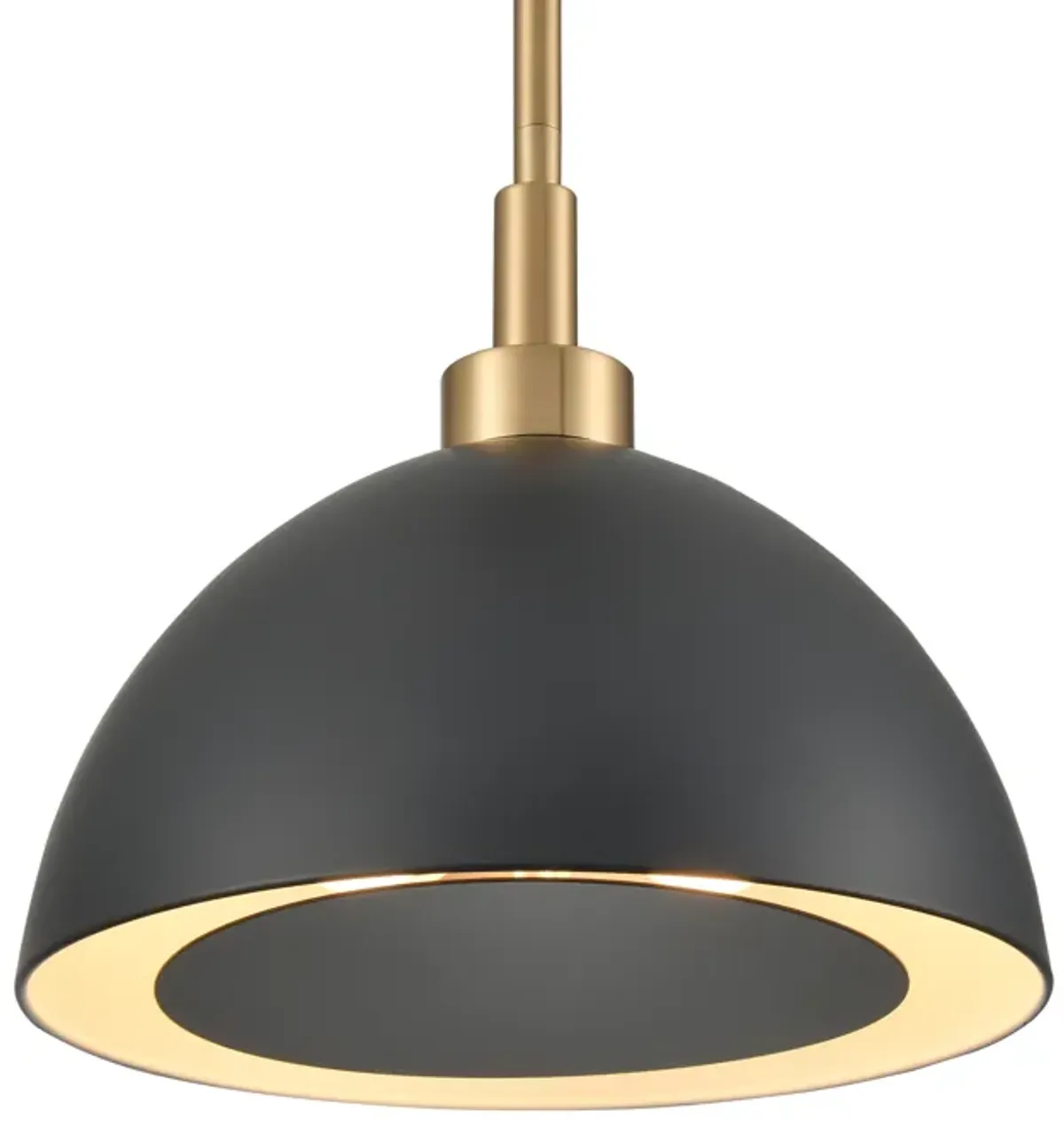 Pelham 10'' Wide 2-Light Black Pendant