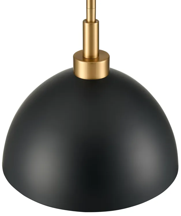 Pelham 10'' Wide 2-Light Black Pendant