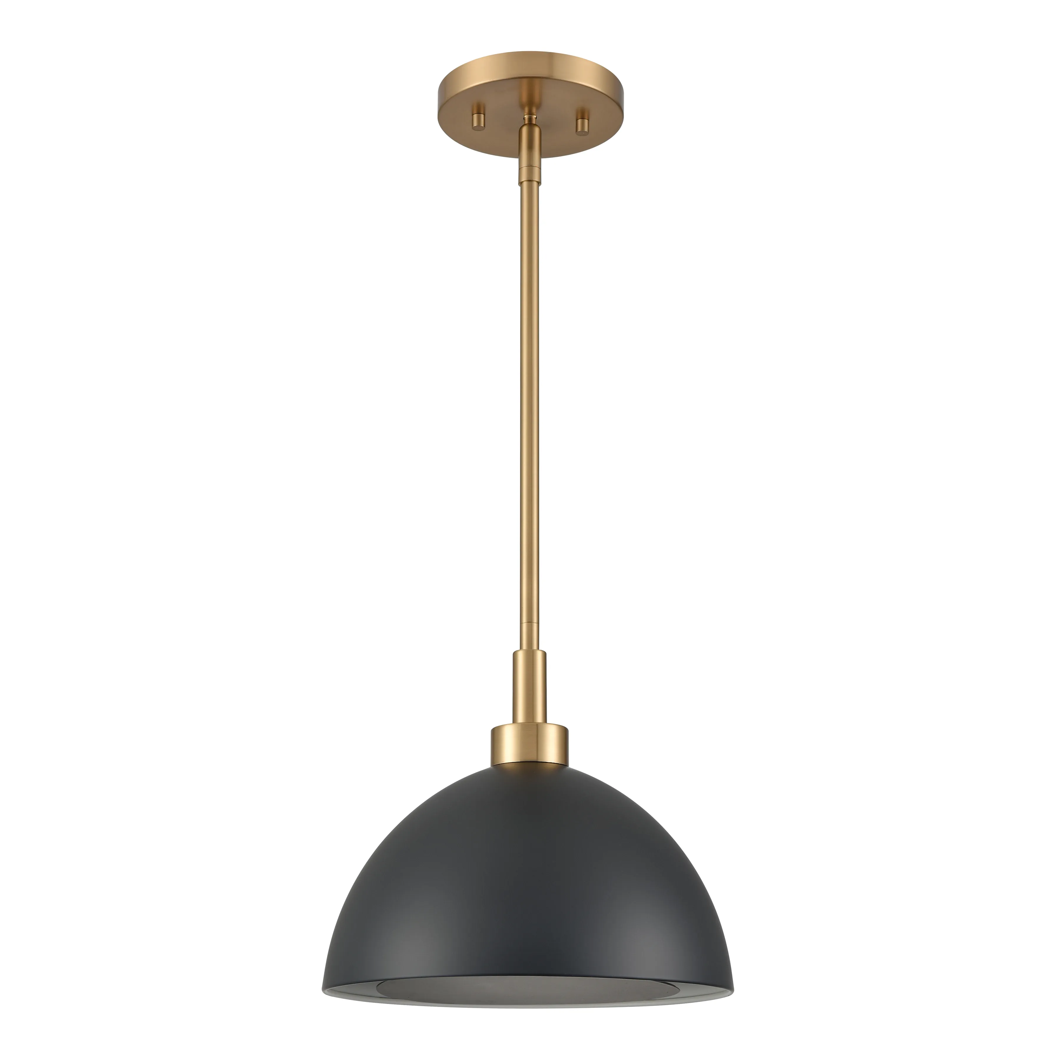 Pelham 10'' Wide 2-Light Black Pendant