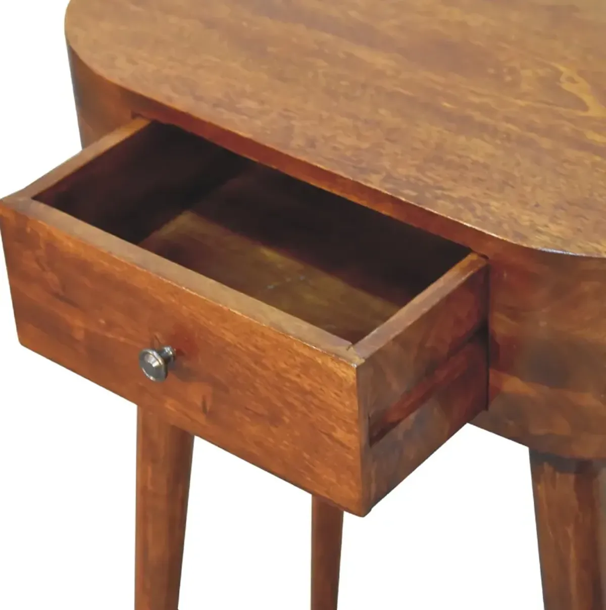 Mini Albion Chestnut  1 Drawer Solid Wood  Console