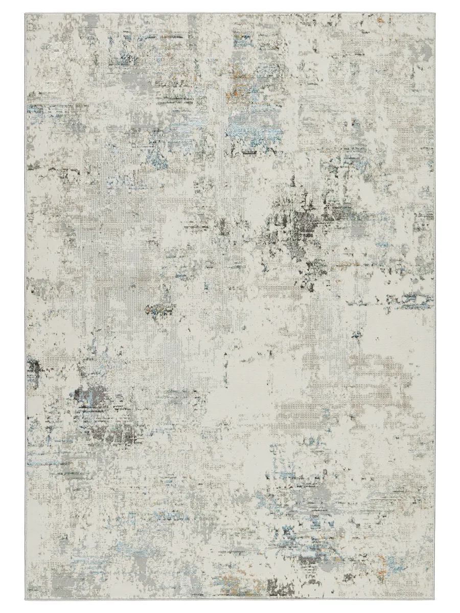 Melo Jehan Gray 2'6" x 10' Runner Rug